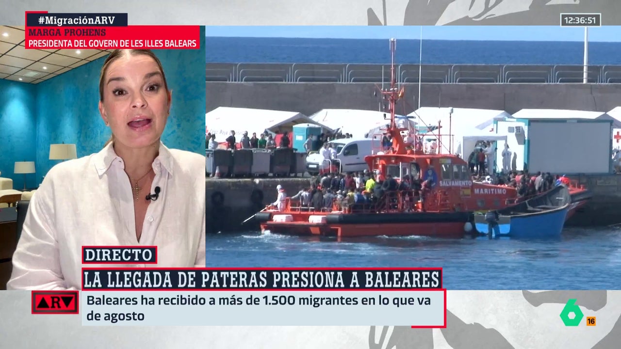 Prohens responde a la críticas de Torres por el reparto de menores migrantes: "Quien está poniendo palos en las ruedas es quien está dejando sola a Baleares"