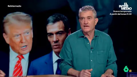 Guillermo Fesser pone en evidencia el inglés de Trump: "Nos dicen que tenemos que hablarlo y al final el que habla mal es él" Guillermo Fesser analizaba en El Intermedio el encontronazo entre Donald Trump y Pedro Sánchez en la cumbre de la OTAN. Sin embargo, lo que más le dolía es que en vez de "good", el presidente de EEUU había dicho "well".