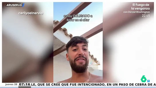 ¿Dejarías a tu novio si no llora en el día de vuestra boda? El temor de Carliyo, el tiktoker malagueño, con su prometida, Natalia ¿Dejarías a tu novio si no llora en el día de vuestra boda? El temor de Carliyo, el tiktoker malagueño, con su prometida, Natalia