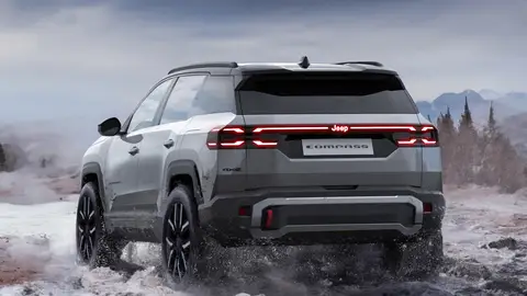 El nuevo Compass 4Xe ofrece un aspecto imponente, pura esencia todoterreno Jeep Compass 4XE