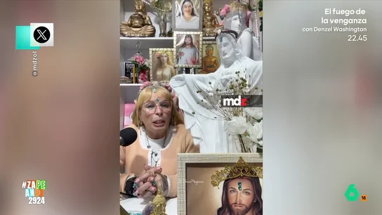 Una vidente ya predijo los abucheos a Milei en su acto de campaña: "Se pondrá muy nervioso, al punto de quedar como loco" "No flipaba tanto con una predicción desde que una adivina me dijo: 'Si lanzo una moneda me va a salir o cara o cruz'", ironiza Iñaki Urrutia en este vídeo al ver a una vidente 'adivinar' los abucheos a Milei en su acto de campaña.
