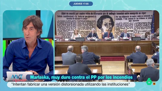 Benjamín Prado, sobre el debate político por los incendios: "El agua que no usaron en los incendios la usan para lavarse las manos" Benjamín Prado, sobre el debate político por los incendios: "El agua que no usaron en los incendios la usan para lavarse las manos"