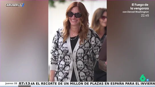 Julia Roberts acude por primera vez al Festival de Venecia: este es el vídeo de su original look Julia Roberts acude por primera vez al Festival de Venecia: este es el vídeo de su original look