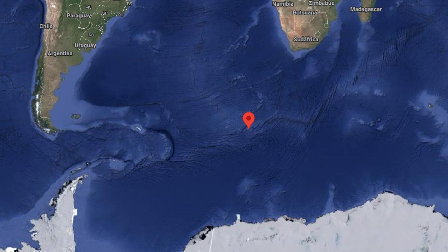 Isla Bouvet en Google Maps
