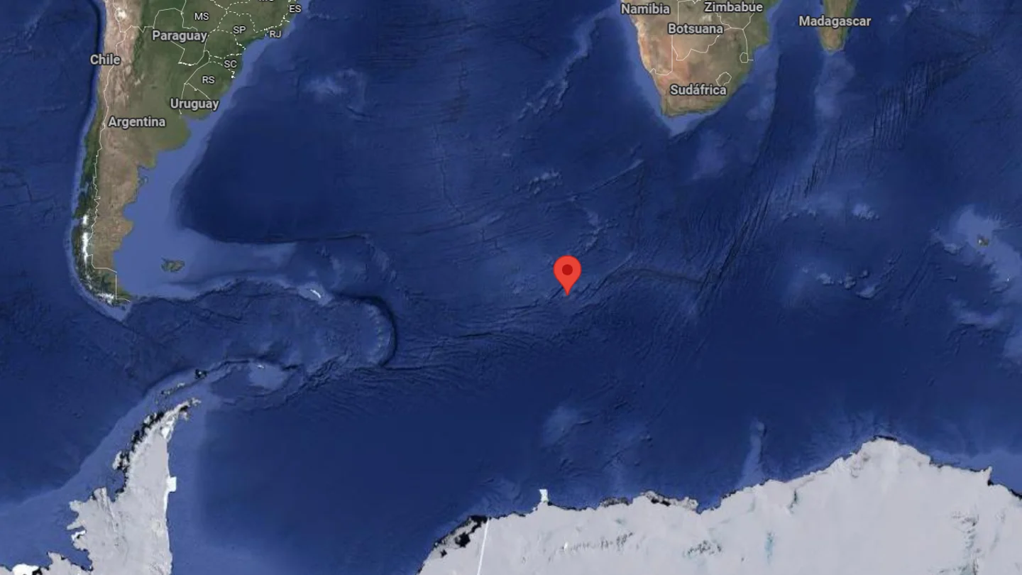 Isla Bouvet en Google Maps Isla Bouvet en Google Maps