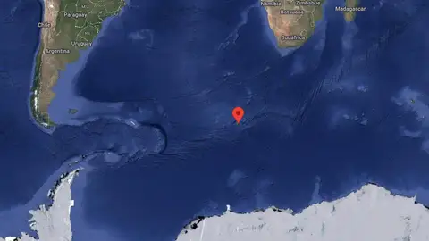 Isla Bouvet en Google Maps Isla Bouvet en Google Maps