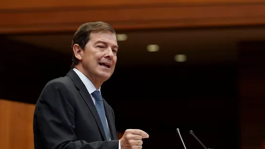 El presidente de la Junta de Castilla y León, Alfonso Fernández Mañueco, comparece ante el pleno extraordinario de las Cortes de Castilla y León para analizar su gestión de los incendios forestales El presidente de la Junta de Castilla y León, Alfonso Fernández Mañueco, comparece ante el pleno extraordinario de las Cortes de Castilla y León para analizar su gestión de los incendios forestales