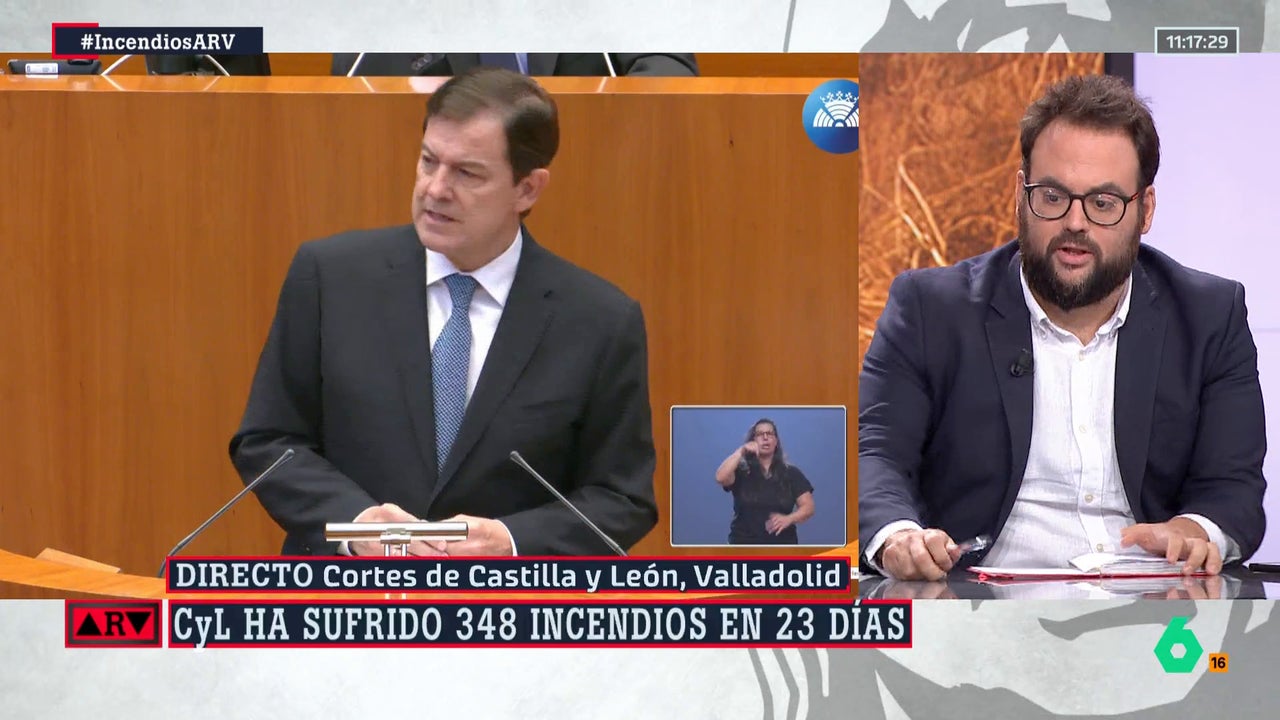 Monrosi, sobre la comparecencia de Mañueco: "Que conteste a los bomberos por qué se recorta de forma sistemática en prevención de incendios"