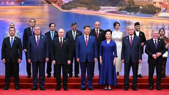Diferentes mandatarios en China.