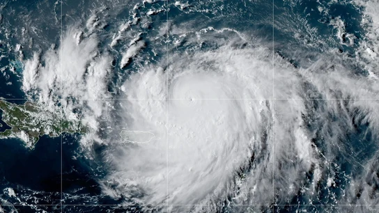 Imagen desde arriba de una tormenta Imagen desde arriba de una tormenta