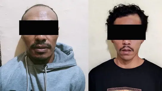Los dos detenidos por el crimen de Matilde Muñoz. Los dos detenidos por el crimen de Matilde Muñoz.