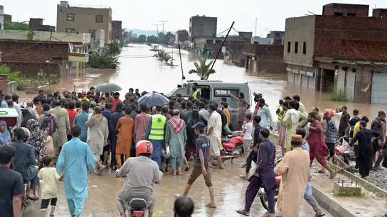 Inundaciones en Pakistán. Inundaciones en Pakistán.