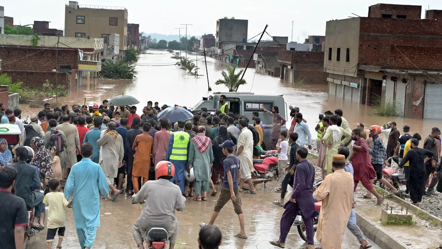 Inundaciones en Pakistán. Inundaciones en Pakistán.
