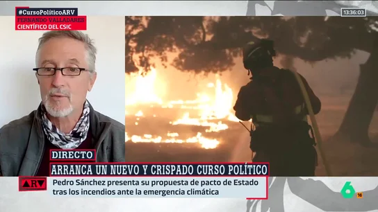 Fernando Valladares, sobre los negacionistas climáticos: "No solo nos hacen perder tiempo y dinero, también cuestan vidas humanas" Fernando Valladares, sobre los negacionistas climáticos: "No solo nos hacen perder tiempo y dinero, también cuestan vidas humanas"