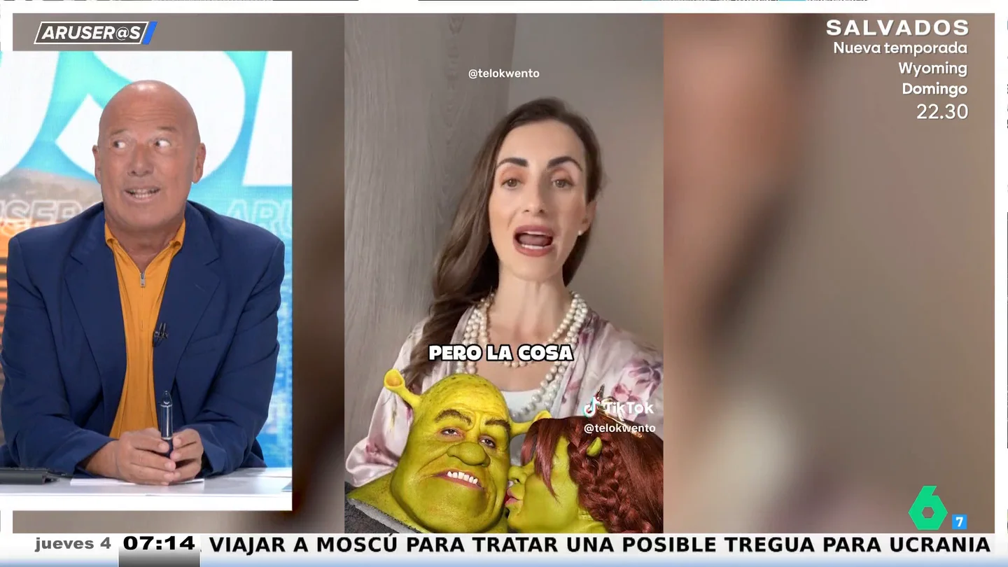 Alfonso Arús explica qué es el 'shrekking': "Se trata de salir con alguien más feo que tú para que, presuntamente, te trate mejor" Alfonso Arús explica qué es el 'shrekking': "Se trata de salir con alguien más feo que tú para que, presuntamente, te trate mejor"