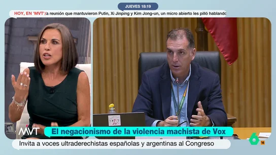Beatriz de Vicente, tras los bulos en las jornadas de Vox: "Les invitaría a darse un paseo por un juzgado de Violencia de Género" La abogada cree las declaraciones de aquellos que han negado la violencia machista nacen de "la ignorancia y el desconocimiento". Añade que debería ir "al barro" ya que eso serviría para que vieran la realidad y dejaran de negar la violencia.