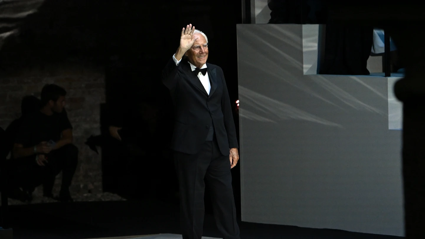 Giorgio Armani en una foto de archivo el 2 de septiembre de 2023 Giorgio Armani en una foto de archivo el 2 de septiembre de 2023