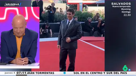 Alfonso Arús, escandalizado con el traje de Miguel Herrán en el festival de Venecia: "Te digo yo que el problema no es el 'oversize'" Alfonso Arús, escandalizado con el traje de Miguel Herrán en el festival de Venecia: "Te digo yo que el problema no es el 'oversize'"