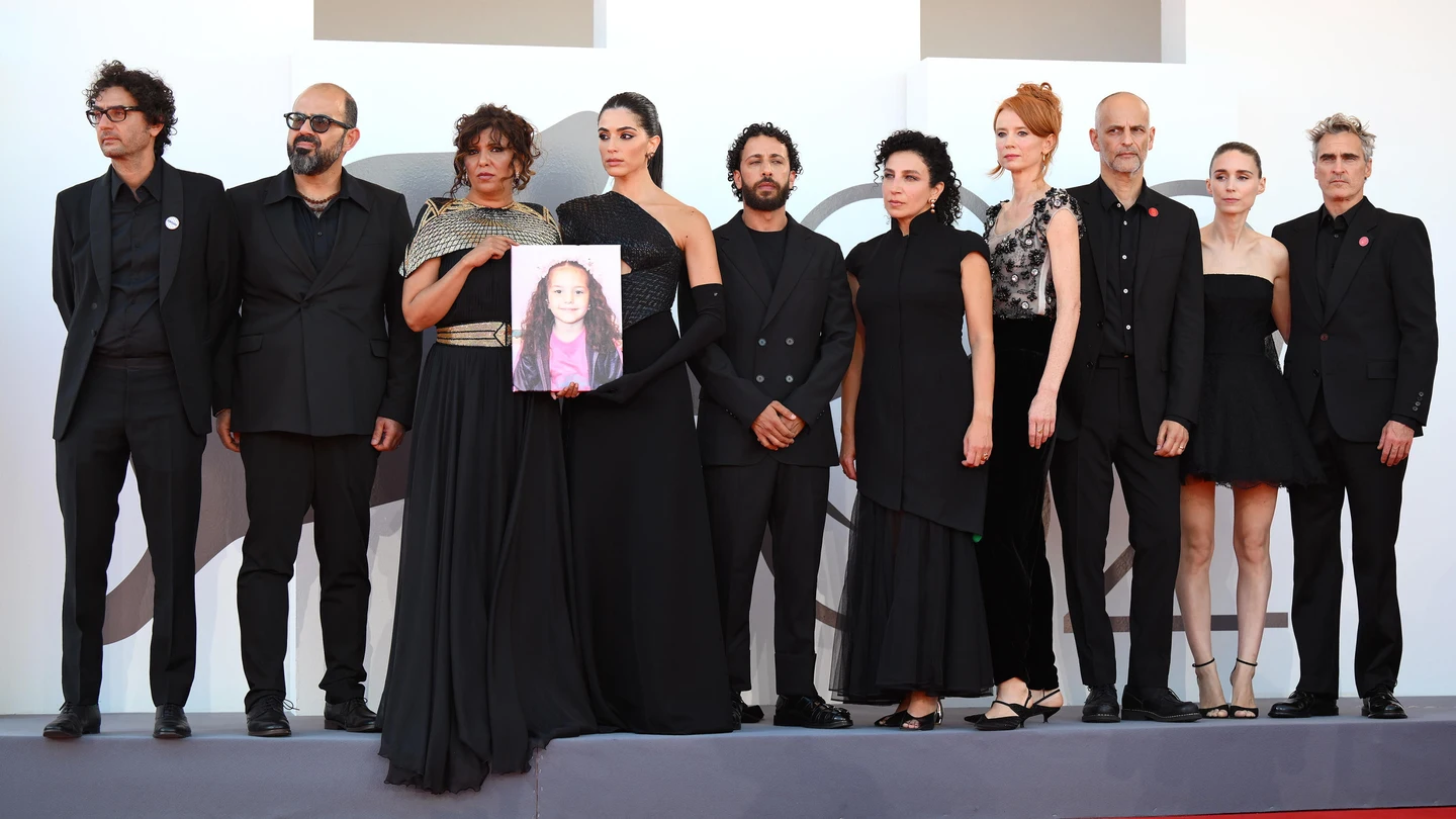 El equipo de la película 'La voz de Hind' en el Festival de Venecia El equipo de la película 'La voz de Hind' en el Festival de Venecia