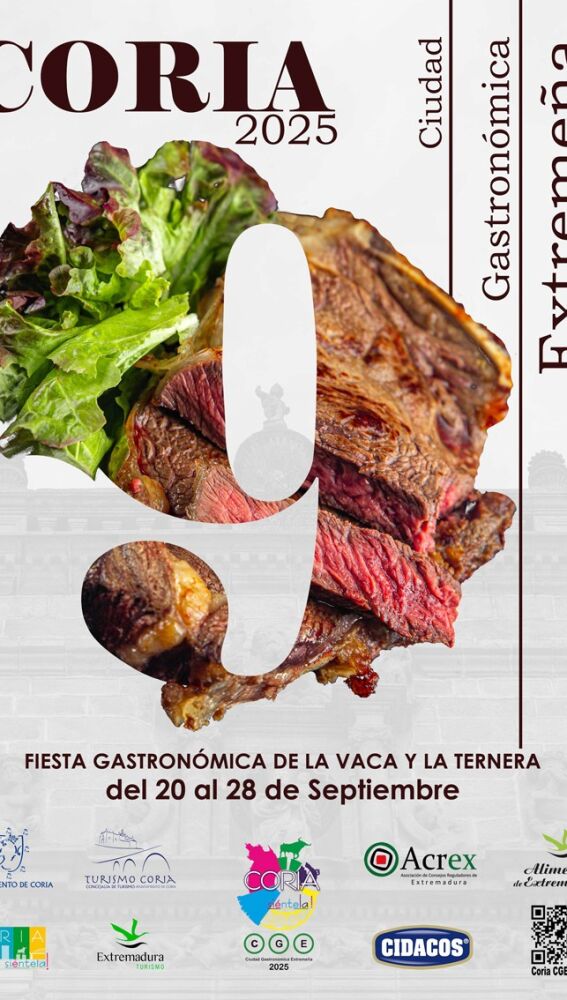 Cartel de la Fiesta Gastronómica de la Vaca y la Ternera 2025