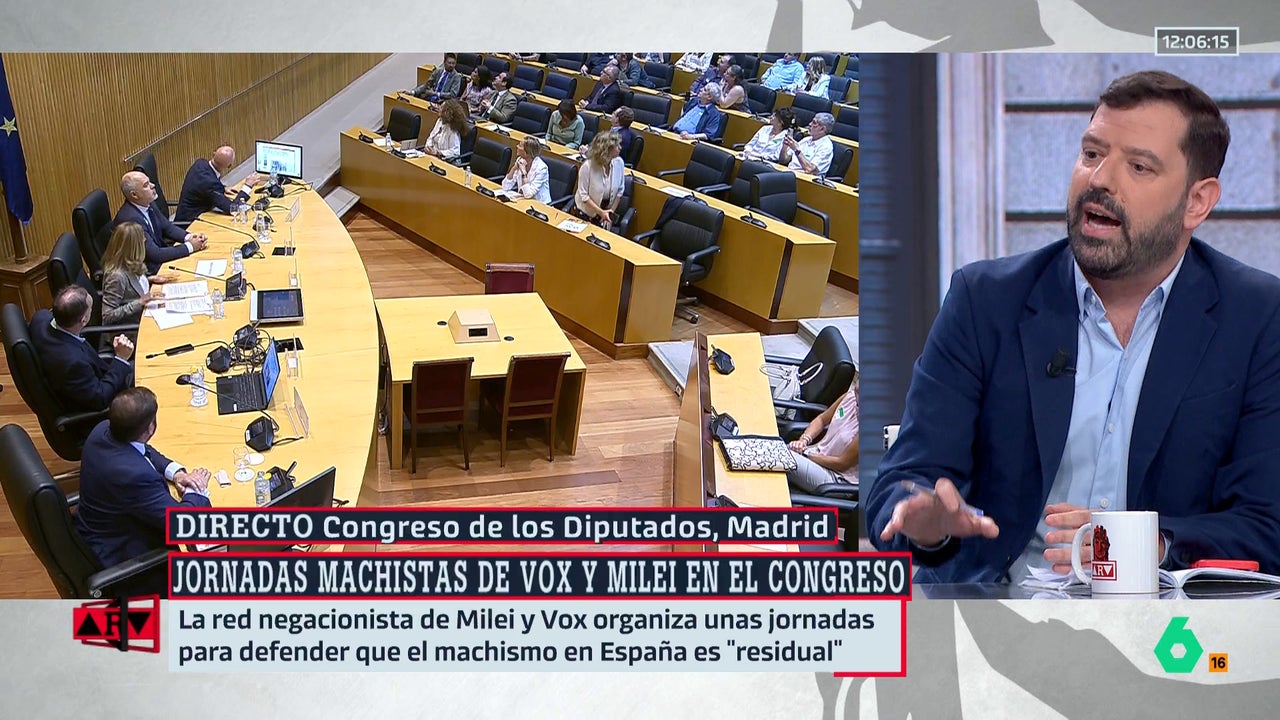 Valdivia se rebela contra las jornadas machistas de Vox: "Me produce miedo porque estas personas pueden estar mañana en el Gobierno"