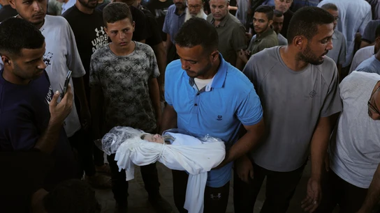Un bebé asesinado en Gaza por el Ejército israelí Un bebé asesinado en Gaza por el Ejército israelí
