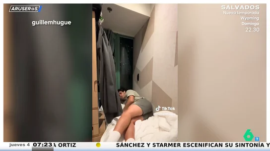 Un español que estudia en Hong Kong enseña su piso de 5 metros cuadrados: "En la nevera caben dos botellas de agua y un plátano" Un español que estudia en Hong Kong enseña su piso de 5 metros cuadrados: "En la nevera caben dos botellas de agua y un plátano"
