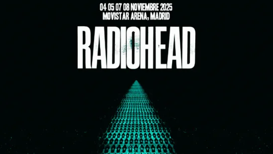 Cartel del concierto de Radiohead en el Movistar Arena de Madrid Cartel del concierto de Radiohead en el Movistar Arena de Madrid