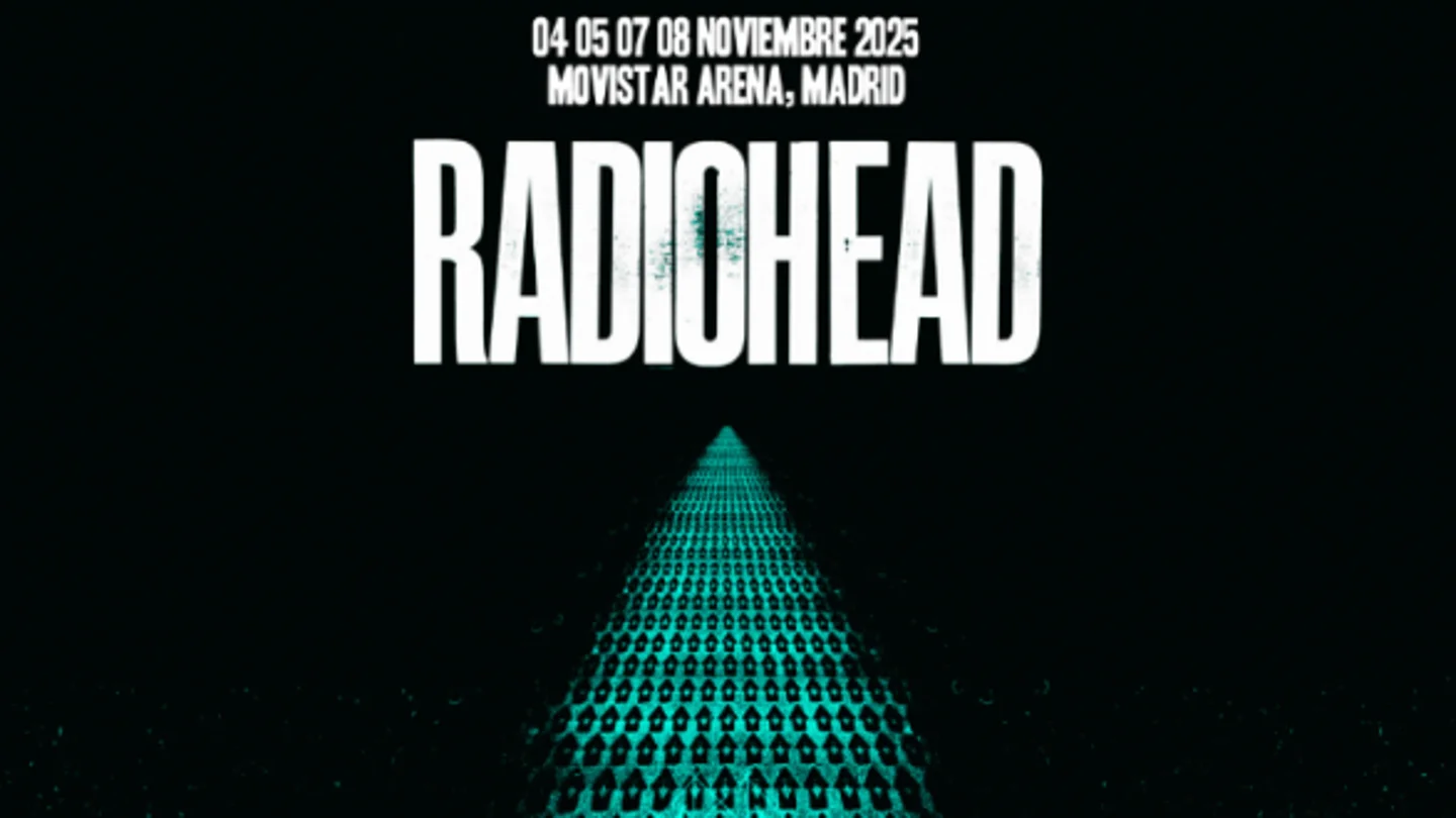 Cartel del concierto de Radiohead en el Movistar Arena de Madrid Cartel del concierto de Radiohead en el Movistar Arena de Madrid