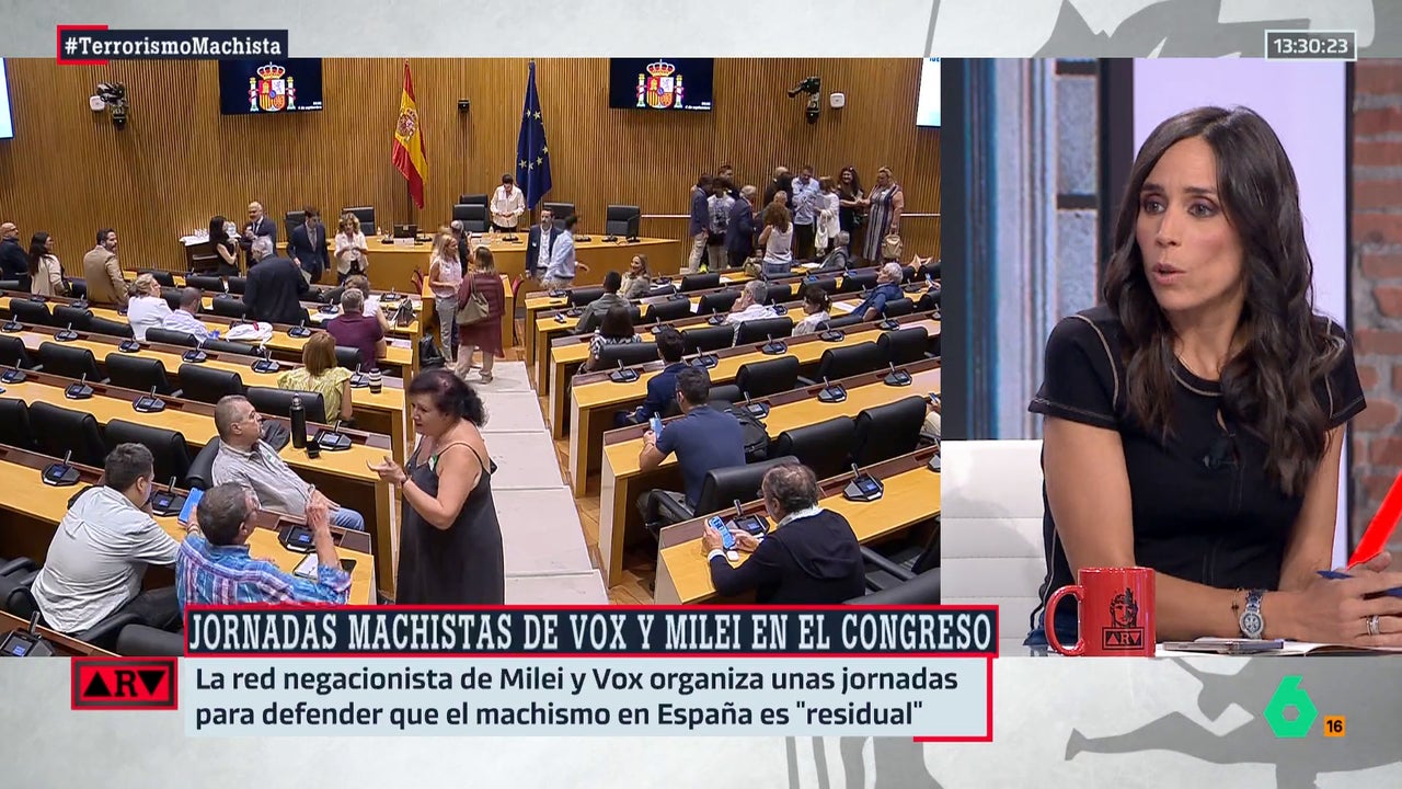 Pilar Velasco, sobre las jornadas machistas de Vox en el Congreso: "No sé cómo el PSOE va a seguir defendiendo el cordón sanitario a Vox"