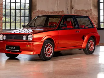 Su diseño delata claramente su edad –puros años 80–, pero también delata que no era un Volkswagen Polo cualquiera Su diseño delata claramente su edad –puros años 80–, pero también delata que no era un Volkswagen Polo cualquiera