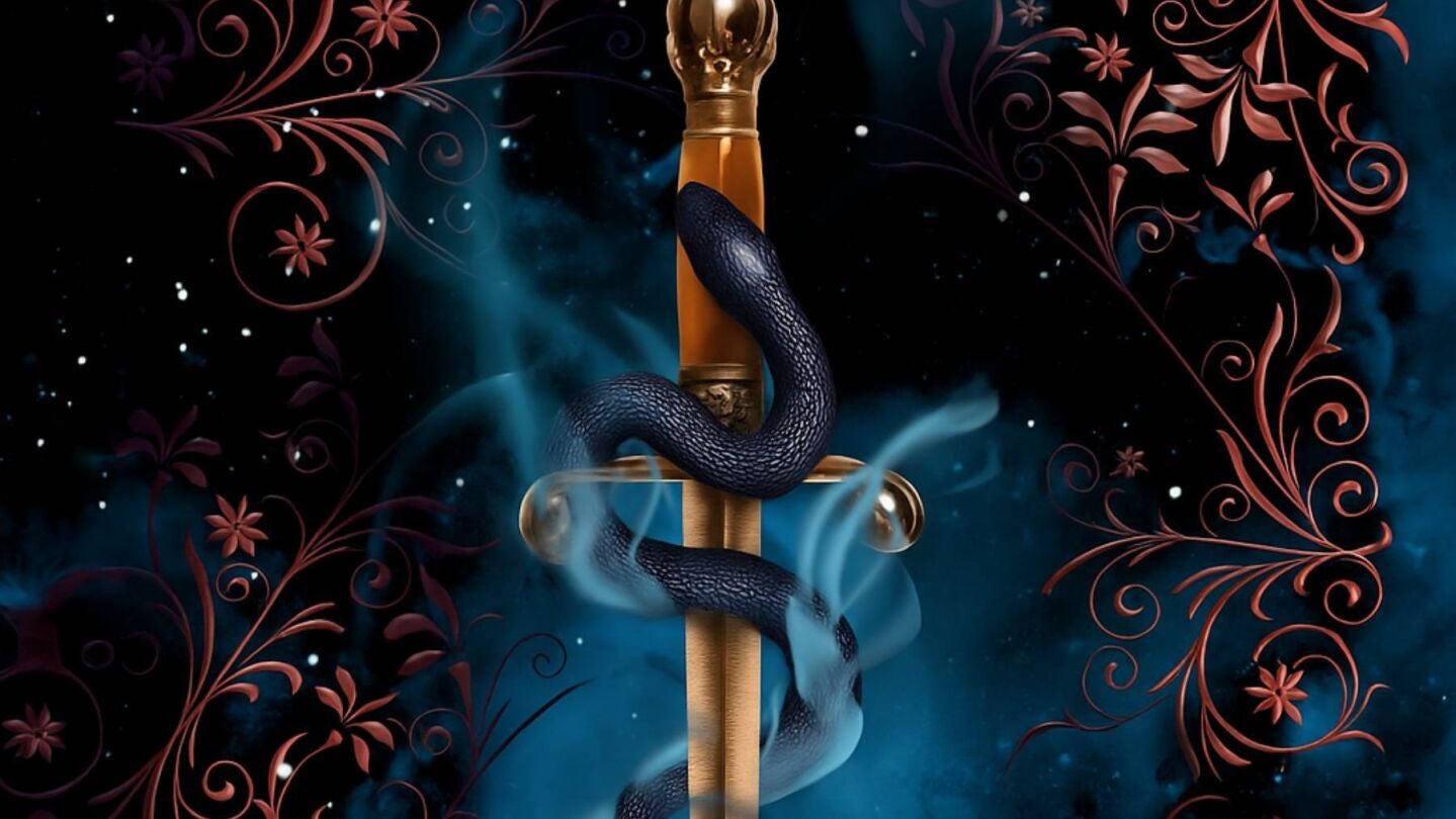 Detalle de la portada 'El lobo y la serpiente'