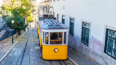 Funicular de Glória, en Lisboa Funicular de Glória, en Lisboa