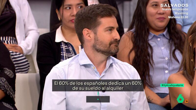 Un inversor inmobiliario, a una joven que denuncia los precios de la vivienda: "Si yo no alquilase, ¿dónde ibas a vivir?"