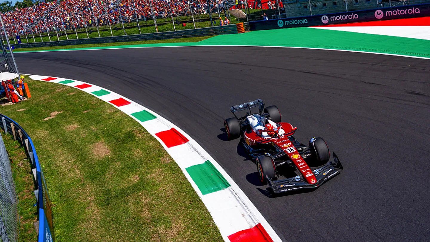 Charles Leclerc en el GP de Italia Charles Leclerc en el GP de Italia