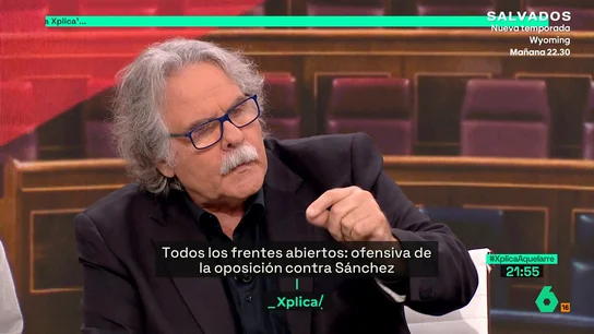 Joan Tardà, sobre las últimas declaraciones de Tellado: "Quiero pensar que es un problema de pocas luces y no de ser mala persona" Joan Tardà, sobre las últimas declaraciones de Tellado: "Quiero pensar que es un problema de pocas luces y no de ser mala persona"