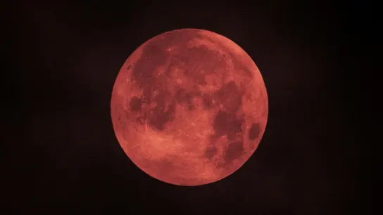 Imagen de archivo de un eclipse total de luna Imagen de archivo de un eclipse total de luna