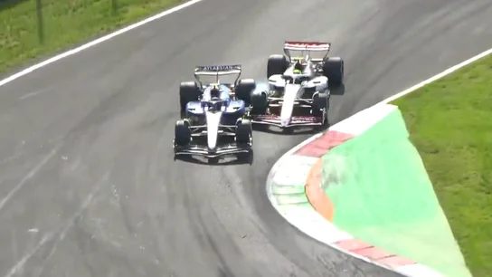 Así arrolló Bearman a Carlos Sainz en el Gran Premio de Italia Así arrolló Bearman a Carlos Sainz en el Gran Premio de Italia