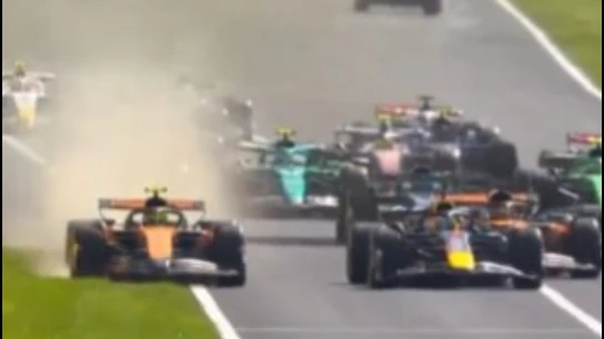 Lando Norris y Max Verstappen Lando Norris y Max Verstappen