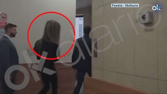 Begoña Gómez, entrando en los Juzgados de Plaza de Castilla para declarar ante el juez Juan Carlos Peinado