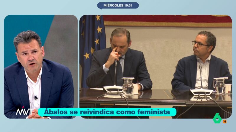 Iñaki López ironiza con Ábalos y su reivindicación del feminismo: "Es putero, pero no estigmatiza"