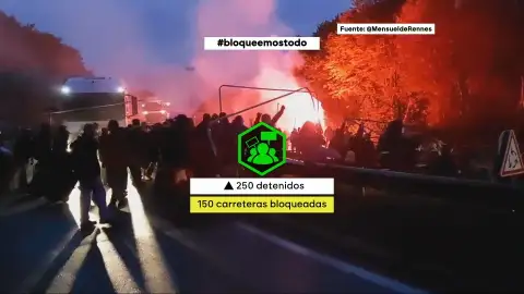 Las protestas contra el Gobierno de Macron en Francia dejan más de 250 detenidos, sabotajes y un despliegue policial sin precedentes Las protestas contra el Gobierno de Macron en Francia dejan más de 250 detenidos, sabotajes y un despliegue policial sin precedentes