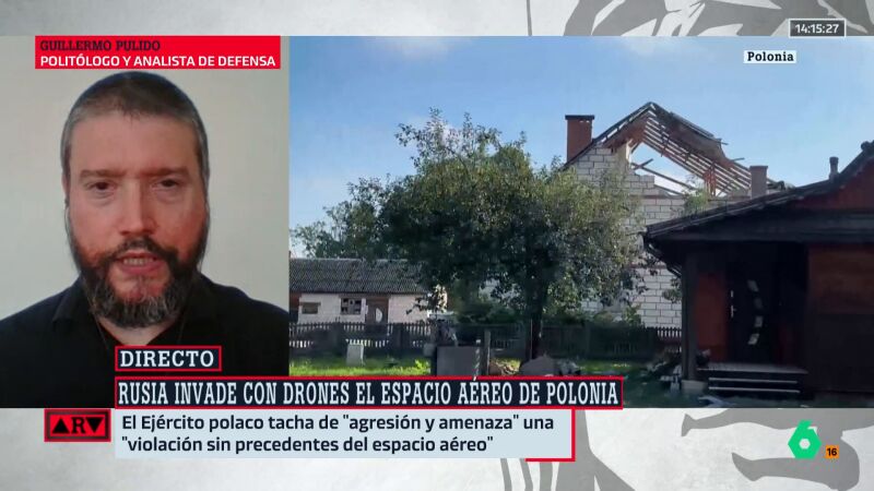 Guillermo Pulido analiza el ataque a Polonia: "19 intrusiones son demasiadas para ser casualidad o interferencia"