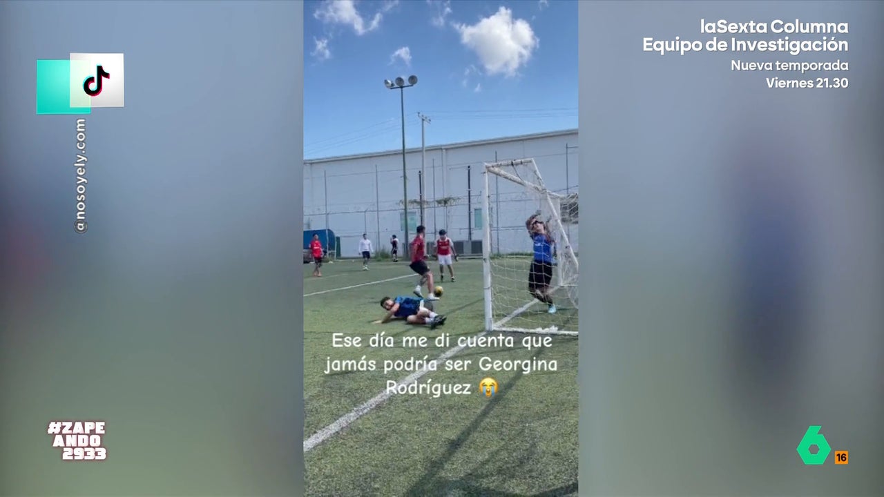 "Jamás seré Georgina": el divertido trend donde las chicas ponen en evidencia a sus novios jugando al fútbol
