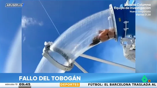Alfonso Arús, tras ver el viral de una turista atrapada en el tobogán de un crucero: "Son una caja de sorpresas negativas" Alfonso Arús, tras ver el viral de una turista atrapada en el tobogán de un crucero: "Son una caja de sorpresas negativas"