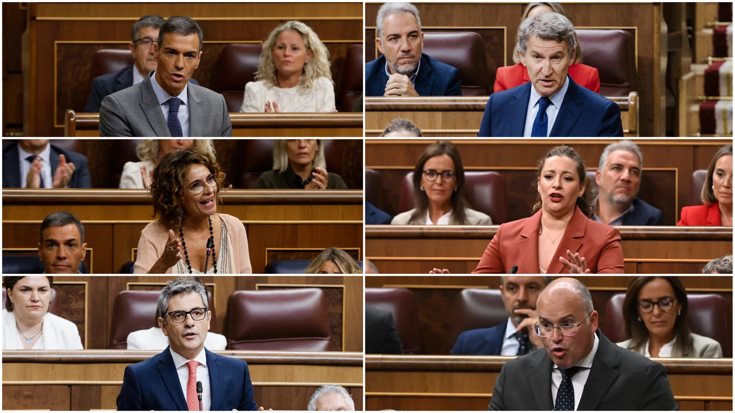 Los grandes choques en el primer día del curso político entre PSOE y PP Los grandes choques en el primer día del curso político entre PSOE y PP