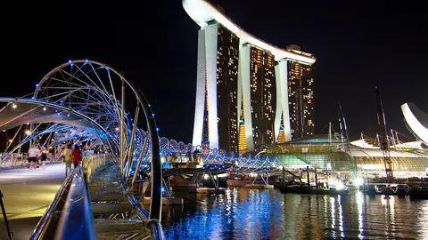 Marina Bay. Singapur Marina Bay. Singapur