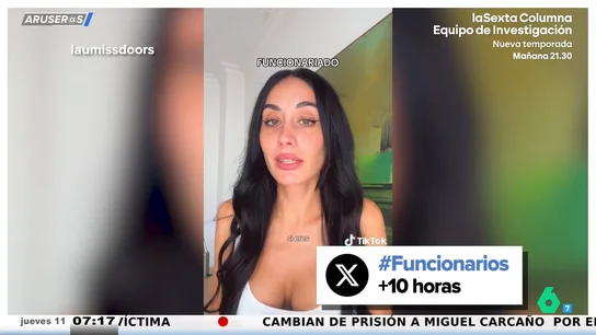 Una funcionaria española habla de 'la cara B' de su trabajo: "Nunca vas a tener opción a aspirar a algo más" Una funcionaria española habla de 'la cara B' de su trabajo: "Nunca vas a tener opción a aspirar a algo más"