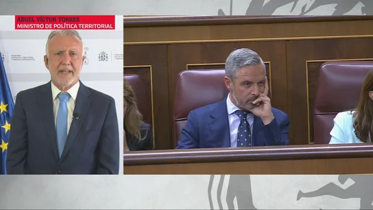 Ángel Víctor Torres admite estar "molesto" por el 'no' a la reducción de la jornada laboral: "Que la ciudadanía saque sus conclusiones" Ángel Víctor Torres admite estar "molesto" por el 'no' a la reducción de la jornada laboral: "Que la ciudadanía saque sus conclusiones"