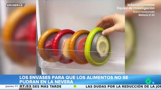 El truco definitivo para que los alimentos no se pudran en la nevera: un envase de silicona El truco definitivo para que los alimentos no se pudran en la nevera: un envase de silicona